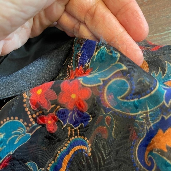 Vintage Golden Label Victoria's Secret CAMISOLE SET Robe and Camisole Sz Large - Picture 5 of 12